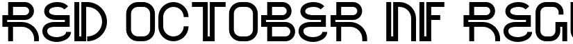 Red October NF Regular font