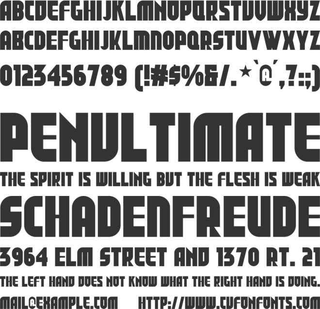 Shall We Gdansk NF font preview