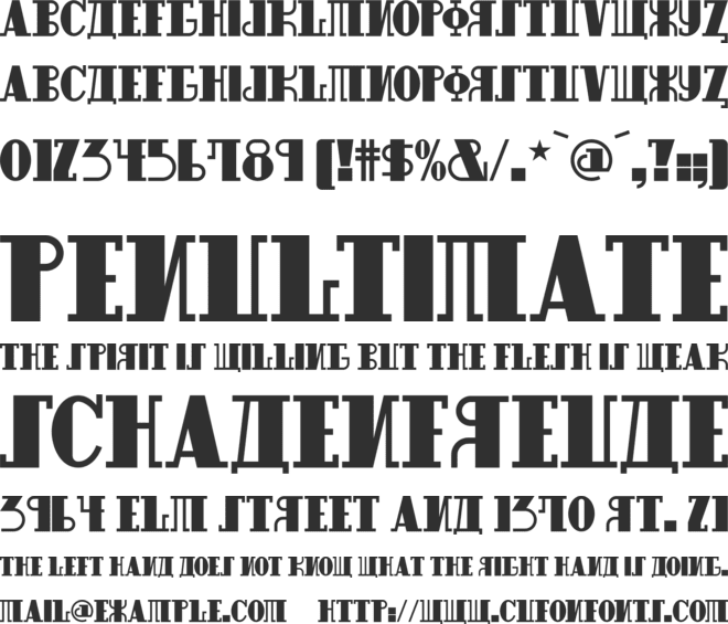Raskalnikov NF font preview