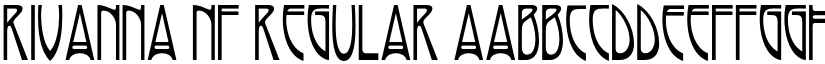 Rivanna NF Regular font