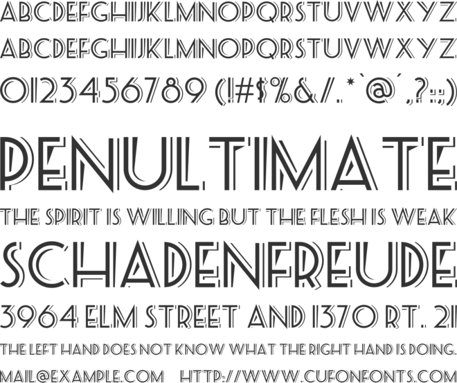 Seaside Resort NF font preview