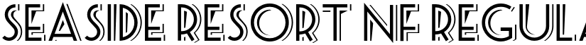 Seaside Resort NF Regular font