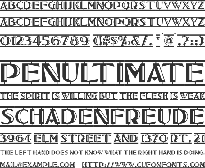 Tucson Two Step NF font preview