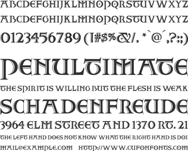 Two For Juan NF font preview