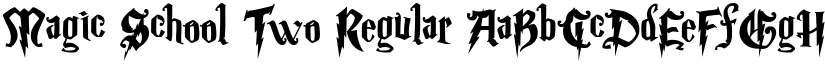 Magic School Two Regular font