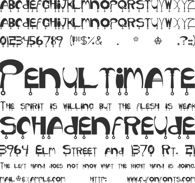 Hyper 3 font preview
