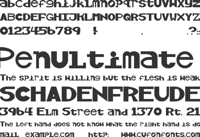 Alcohol Licks font preview