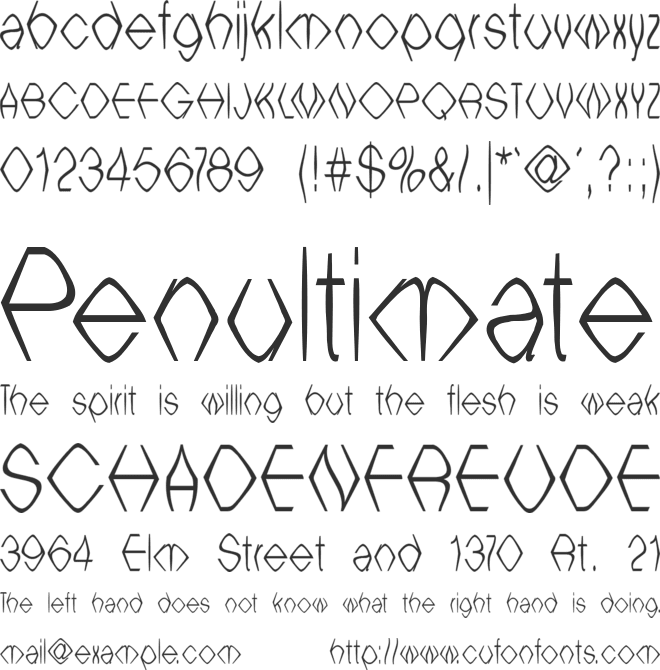 WitchesBrew font preview