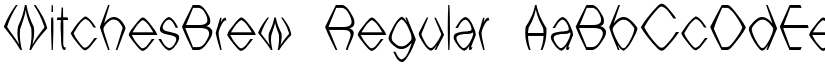 WitchesBrew Regular font
