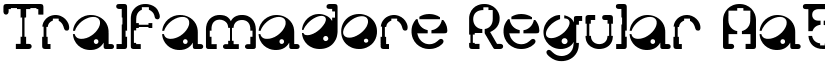 Tralfamadore Regular font