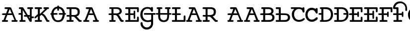 Ankora Regular font