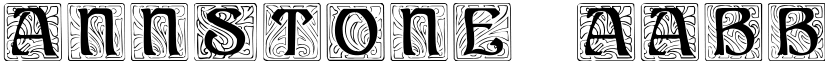 AnnStone font