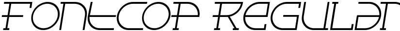 Fontcop Regular font