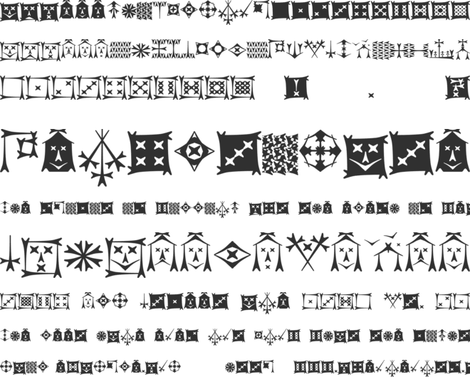 Carbolith Trips font preview