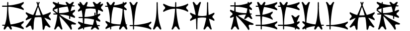 Carbolith Regular font