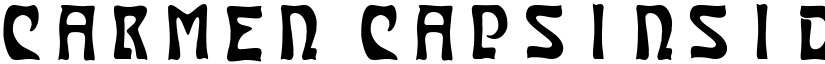 Carmen CapsInside font