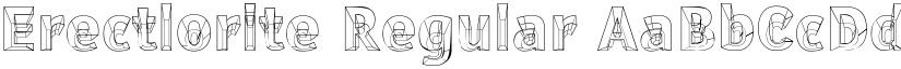 Erectlorite Regular font