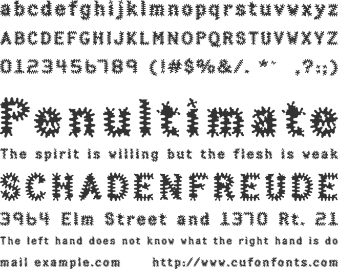 Halter Antigenic font preview