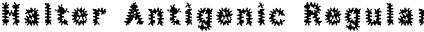 Halter Antigenic Regular font