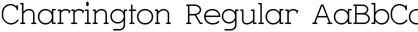 Charrington Regular font