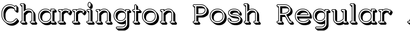 Charrington Posh Regular font