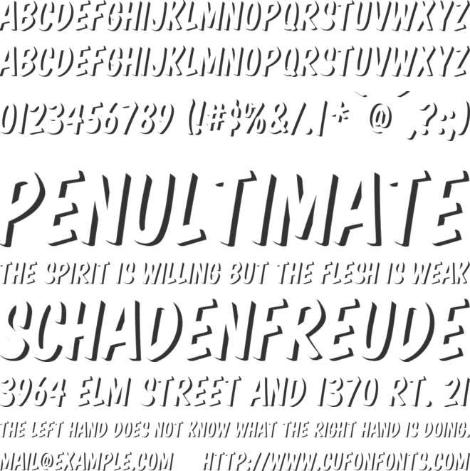 Komika Boss font preview