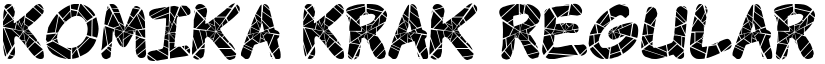 Komika Krak Regular font
