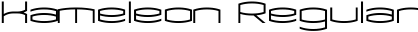 Kameleon Regular font