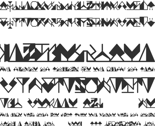 Ergonomix font preview