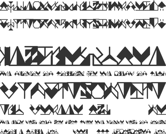 Ergonomix font preview