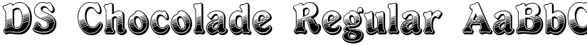 DS Chocolade Regular font