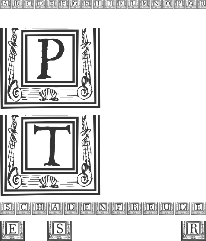 Qua Nauticale font preview