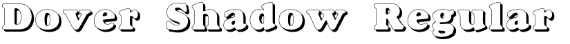 Dover Shadow Regular font