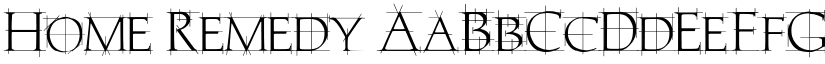 Home Remedy font