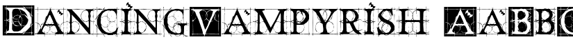DancingVampyrish font