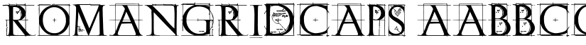 RomanGridCaps font