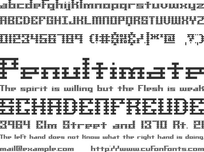 Scalelines BRK font preview