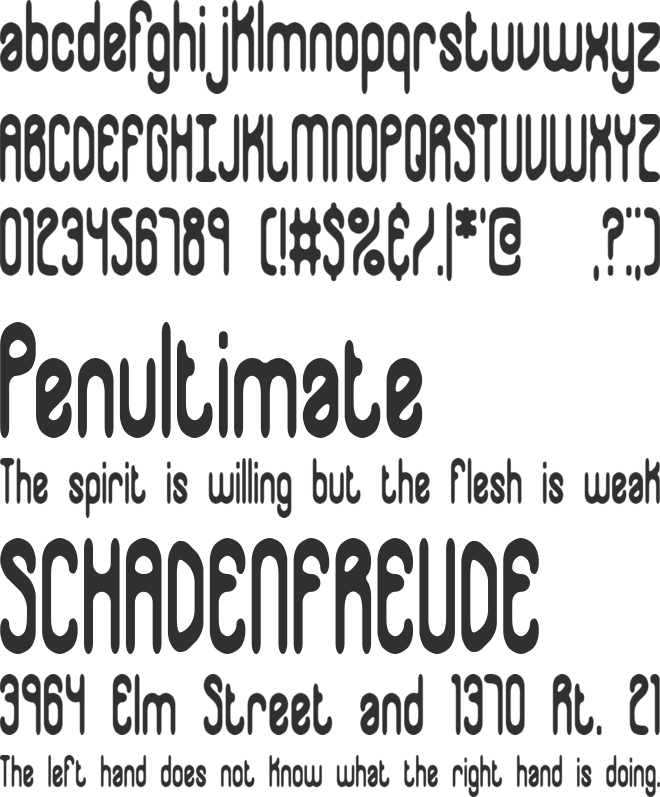 Whippersnapper BRK font preview