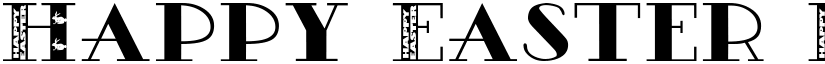 Happy Easter Regular font