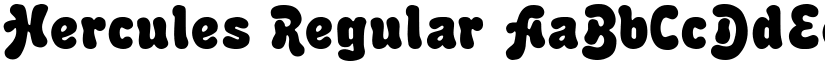 Hercules Regular font