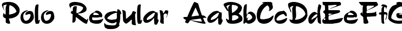 Polo Regular font