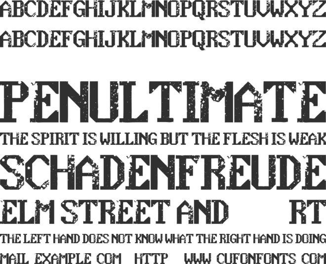 konquer font preview
