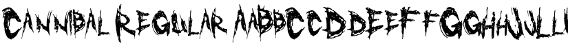Cannibal Regular font