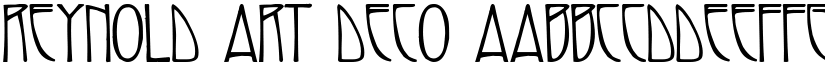 Reynold Art Deco font