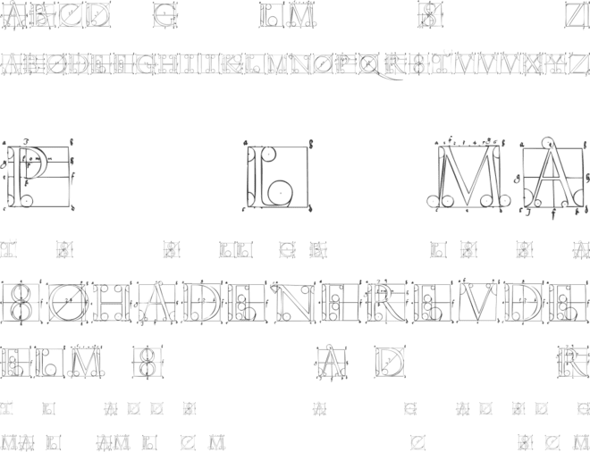 Duerer Latin font preview