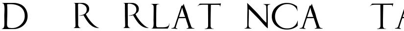 DuererLatinCapitals font