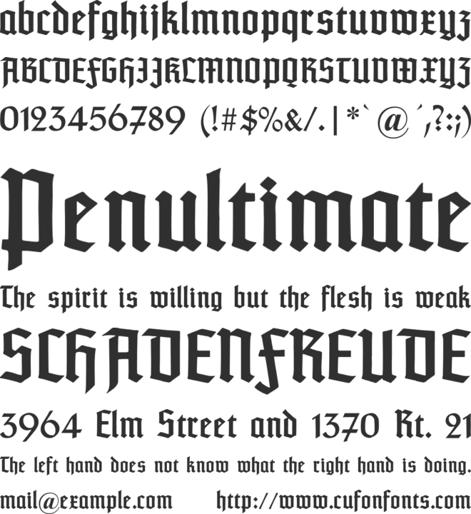 TypographerTextur font preview