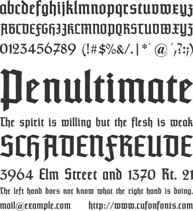 TypographerTextur font preview