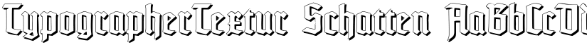 TypographerTextur Schatten font