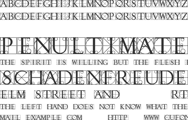Walrod font preview